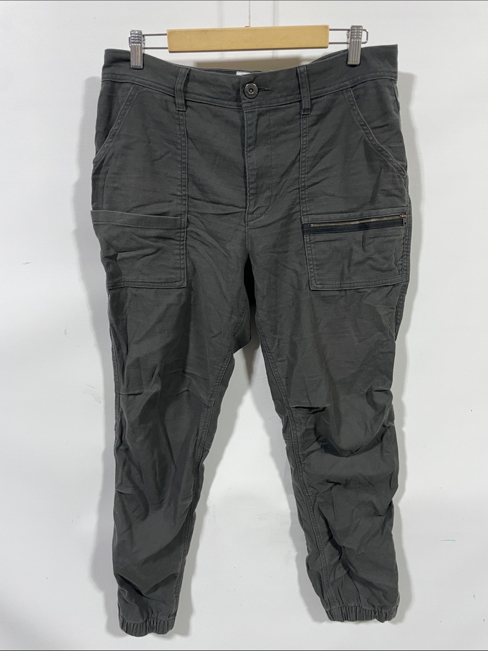 REI Charcoal Cargo Track Pants